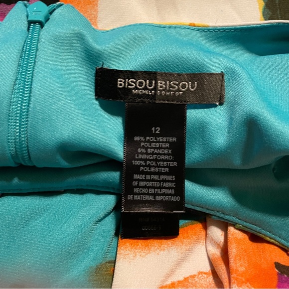 Bisou Bisou Watercolor Sleeveless Dress - Picture 3 of 5